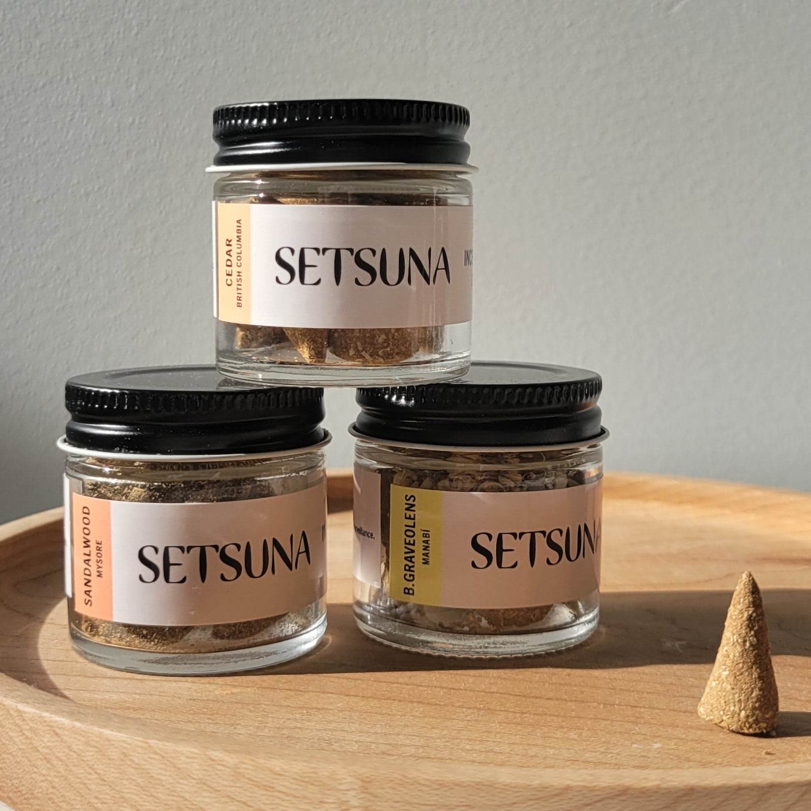 Setsuna - Cedar Incense Cones