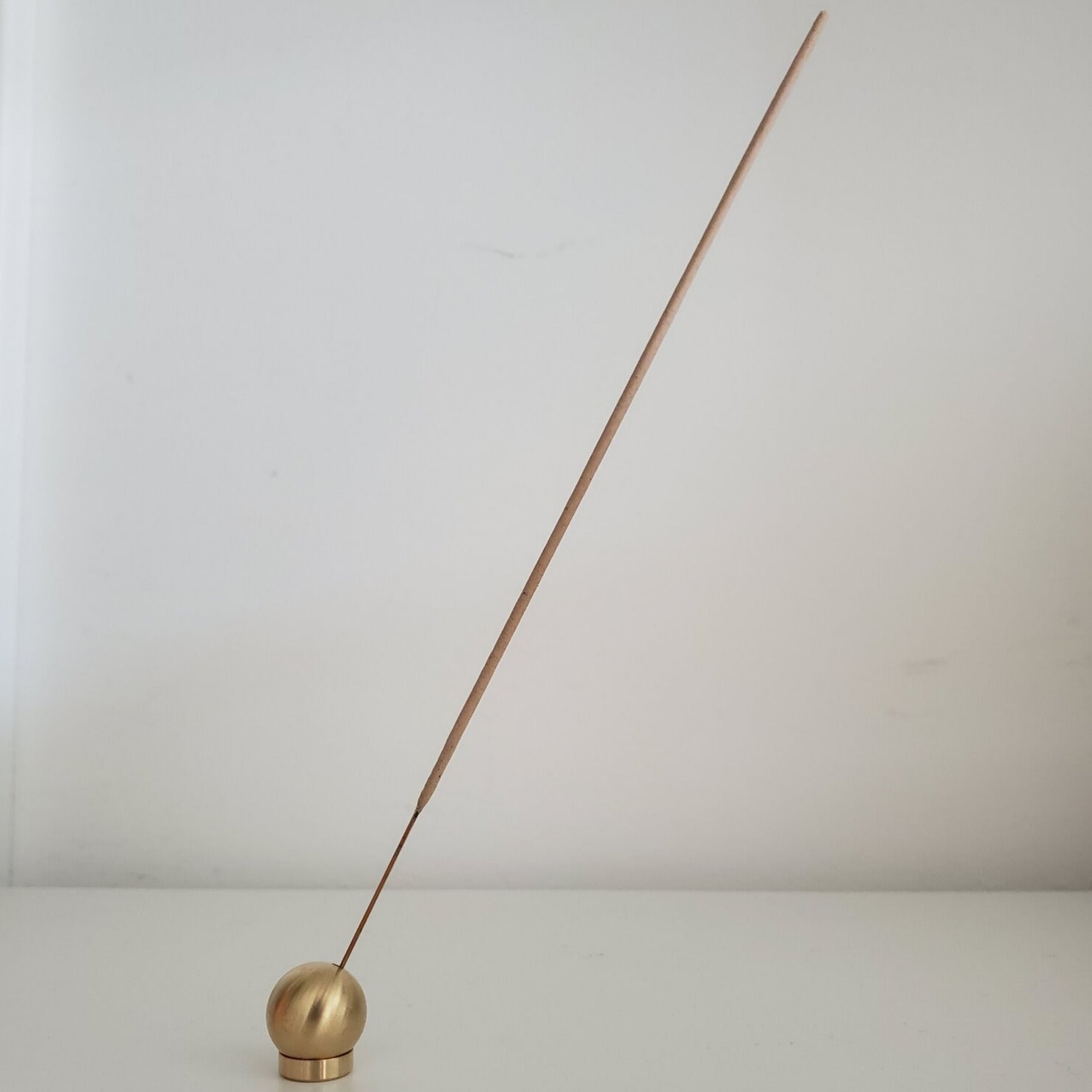 Sphere Incense Holder - Brushed Brass